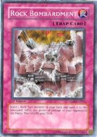Rock Bombardment (TLM-EN055) - The Lost Millennium 1st Edition The Lost Millennium Yugioh Single  Squirtle Squad Card Shop.