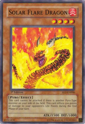 Solar Flare Dragon (SD3-EN008) - Structure Deck: Blaze of Destruction 1st Edition Structure Deck: Blaze of Destruction Yugioh Single  Squirtle Squad Card Shop.