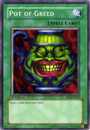 Pot of Greed (SD3-EN019) - Structure Deck: Blaze of Destruction 1st Edition Structure Deck: Blaze of Destruction Yugioh Single  Squirtle Squad Card Shop.
