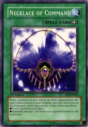 Necklace of Command (SD3-EN025) - Structure Deck: Blaze of Destruction 1st Edition Structure Deck: Blaze of Destruction Yugioh Single  Squirtle Squad Card Shop.