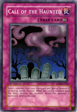 Call of the Haunted (SD3-EN028) - Structure Deck: Blaze of Destruction 1st Edition Structure Deck: Blaze of Destruction Yugioh Single  Squirtle Squad Card Shop.