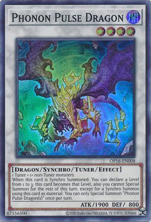 Phonon Pulse Dragon (OP16-EN008) - OTS Tournament Pack 16 Unlimited OTS Tournament Pack 16 Yugioh Single  Squirtle Squad Card Shop.