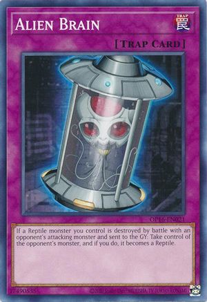 Alien Brain (OP16-EN021) - OTS Tournament Pack 16 Unlimited OTS Tournament Pack 16 Yugioh Single  Squirtle Squad Card Shop.