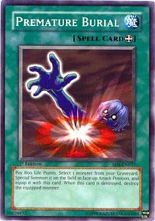 Premature Burial (SD4-EN017) - Structure Deck: Fury from the Deep 1st Edition Structure Deck: Fury from the Deep Yugioh Single  Squirtle Squad Card Shop.