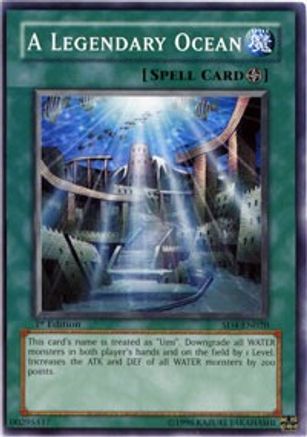 A Legendary Ocean (SD4-EN020) - Structure Deck: Fury from the Deep 1st Edition Structure Deck: Fury from the Deep Yugioh Single  Squirtle Squad Card Shop.