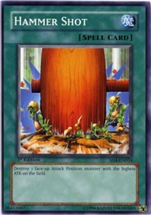 Hammer Shot (SD4-EN024) - Structure Deck: Fury from the Deep 1st Edition Structure Deck: Fury from the Deep Yugioh Single  Squirtle Squad Card Shop.