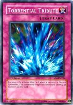 Torrential Tribute (SD4-EN030) - Structure Deck: Fury from the Deep 1st Edition Structure Deck: Fury from the Deep Yugioh Single  Squirtle Squad Card Shop.