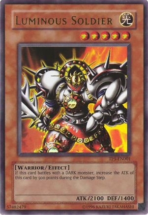 Luminous Soldier (TP5-EN001) - Tournament Pack 5 Unlimited Tournament Pack 5 Yugioh Single  Squirtle Squad Card Shop.