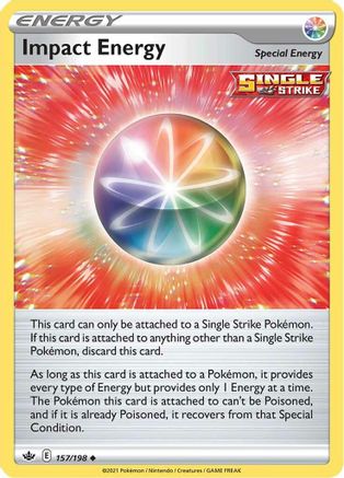 Impact Energy 157  SWSH06 Chilling Reign - Uncommon SWSH06: Chilling Reign Pokemon Single  Squirtle Squad Card Shop.