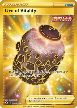 Urn of Vitality (Secret) 229/198  - Holofoil SWSH06 Chilling Reign - Secret Rare SWSH06: Chilling Reign Pokemon Single  Squirtle Squad Card Shop.