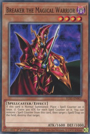 Breaker the Magical Warrior (EGS1-EN007) - Egyptian God Deck: Slifer the Sky Dragon 1st Edition Egyptian God Deck: Slifer the Sky Dragon Yugioh Single  Squirtle Squad Card Shop.