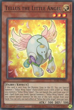 Tellus the Little Angel (EGS1-EN006) - Egyptian God Deck: Slifer the Sky Dragon 1st Edition Egyptian God Deck: Slifer the Sky Dragon Yugioh Single  Squirtle Squad Card Shop.