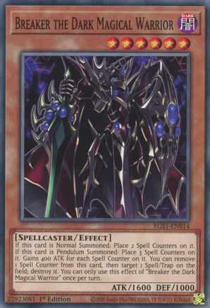 Breaker the Dark Magical Warrior (EGS1-EN014) - Egyptian God Deck: Slifer the Sky Dragon Unlimited Egyptian God Deck: Slifer the Sky Dragon Yugioh Single  Squirtle Squad Card Shop.