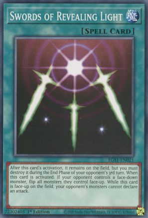 Swords of Revealing Light (EGS1-EN021) - Egyptian God Deck: Slifer the Sky Dragon Unlimited Egyptian God Deck: Slifer the Sky Dragon Yugioh Single  Squirtle Squad Card Shop.
