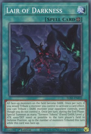 Lair of Darkness (EGS1-EN032) - Egyptian God Deck: Slifer the Sky Dragon Unlimited Egyptian God Deck: Slifer the Sky Dragon Yugioh Single  Squirtle Squad Card Shop.