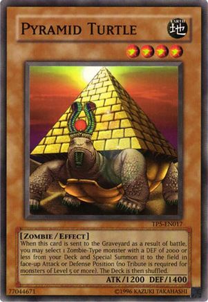 Pyramid Turtle (TP5-EN017) - Tournament Pack 5 Unlimited Tournament Pack 5 Yugioh Single  Squirtle Squad Card Shop.