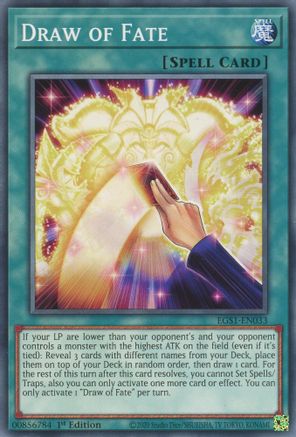 Draw of Fate (EGS1-EN033) - Egyptian God Deck: Slifer the Sky Dragon Unlimited Egyptian God Deck: Slifer the Sky Dragon Yugioh Single  Squirtle Squad Card Shop.
