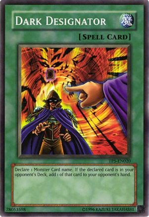 Dark Designator (TP5-EN020) - Tournament Pack 5 Unlimited Tournament Pack 5 Yugioh Single  Squirtle Squad Card Shop.