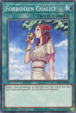 Forbidden Chalice (EGO1-EN028) - Egyptian God Deck: Obelisk the Tormentor 1st Edition Egyptian God Deck: Obelisk the Tormentor Yugioh Single  Squirtle Squad Card Shop.