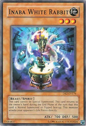 Inaba White Rabbit (DB2-EN176) - Dark Beginning 2 Unlimited Dark Beginning 2 Yugioh Single  Squirtle Squad Card Shop.