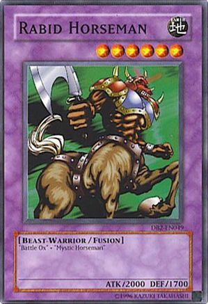 Rabid Horseman (DB2-EN049) - Dark Beginning 2 Unlimited Dark Beginning 2 Yugioh Single  Squirtle Squad Card Shop.