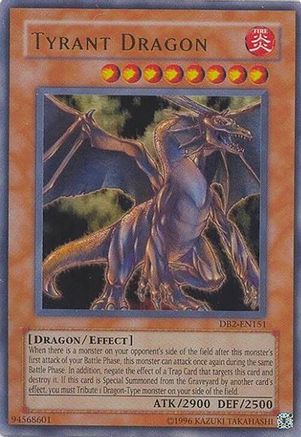 Tyrant Dragon (DB2-EN151) - Dark Beginning 2 Unlimited Dark Beginning 2 Yugioh Single  Squirtle Squad Card Shop.