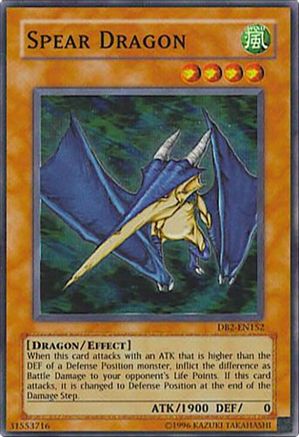 Spear Dragon (DB2-EN152) - Dark Beginning 2 Unlimited Dark Beginning 2 Yugioh Single  Squirtle Squad Card Shop.