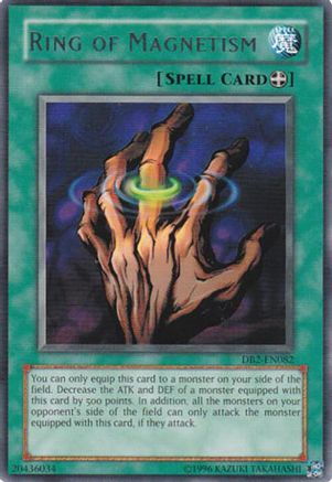 Ring of Magnetism (DB2-EN082) - Dark Beginning 2 Unlimited Dark Beginning 2 Yugioh Single  Squirtle Squad Card Shop.