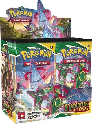 Pokémon TCG – Evolving Skies Booster Box – Sword & Shield – Factory Sealed SWSH07: Evolving Skies Pokemon Sealed  Squirtle Squad Card Shop.