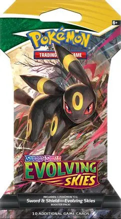 Evolving Skies Sleeved Booster Pack SWSH07: Evolving Skies Pokemon Sealed  Squirtle Squad Card Shop.