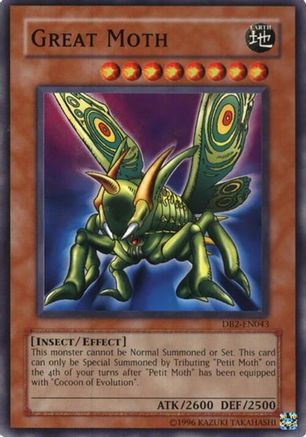 Great Moth (DB2-EN043) - Dark Beginning 2 Unlimited Dark Beginning 2 Yugioh Single  Squirtle Squad Card Shop.