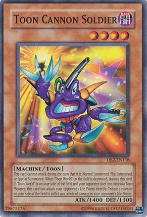 Toon Cannon Soldier (DB2-EN118) - Dark Beginning 2 Unlimited Dark Beginning 2 Yugioh Single  Squirtle Squad Card Shop.