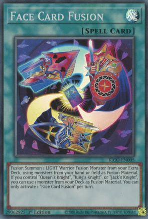Face Card Fusion (KICO-EN005) - King's Court 1st Edition King's Court Yugioh Single  Squirtle Squad Card Shop.
