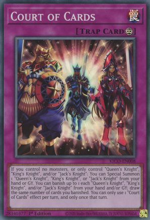 Court of Cards (KICO-EN008) - King's Court 1st Edition King's Court Yugioh Single  Squirtle Squad Card Shop.