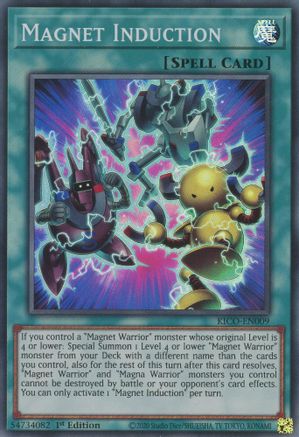 Magnet Induction (KICO-EN009) - King's Court 1st Edition King's Court Yugioh Single  Squirtle Squad Card Shop.