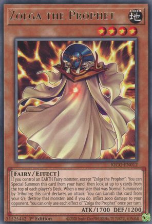 Zolga the Prophet (KICO-EN012) - King's Court 1st Edition King's Court Yugioh Single  Squirtle Squad Card Shop.