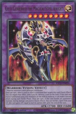 Gilti-Gearfried the Magical Steel Knight (KICO-EN014) - King's Court 1st Edition King's Court Yugioh Single  Squirtle Squad Card Shop.