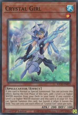 Crystal Girl (KICO-EN015) - King's Court 1st Edition King's Court Yugioh Single  Squirtle Squad Card Shop.