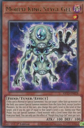 Morph King Stygi-Gel (KICO-EN018) - King's Court 1st Edition King's Court Yugioh Single  Squirtle Squad Card Shop.