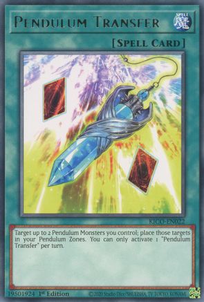 Pendulum Transfer (KICO-EN022) - King's Court 1st Edition King's Court Yugioh Single  Squirtle Squad Card Shop.