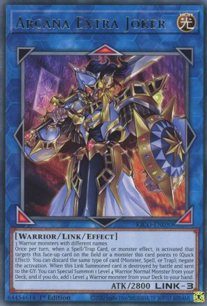 Arcana Extra Joker (KICO-EN030) - King's Court 1st Edition King's Court Yugioh Single  Squirtle Squad Card Shop.