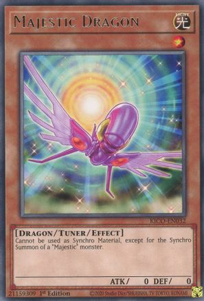Majestic Dragon (KICO-EN032) - King's Court 1st Edition King's Court Yugioh Single  Squirtle Squad Card Shop.