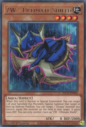ZW - Ultimate Shield (KICO-EN036) - King's Court 1st Edition King's Court Yugioh Single  Squirtle Squad Card Shop.