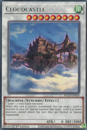 Cloudcastle (KICO-EN039) - King's Court 1st Edition King's Court Yugioh Single  Squirtle Squad Card Shop.