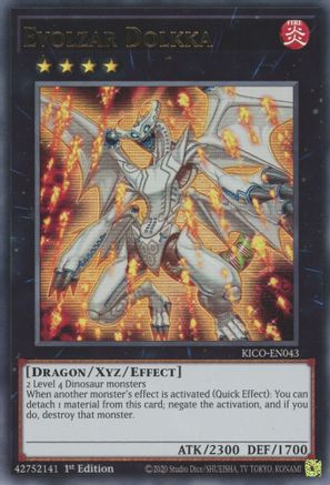 Evolzar Dolkka (KICO-EN043) - King's Court 1st Edition King's Court Yugioh Single  Squirtle Squad Card Shop.