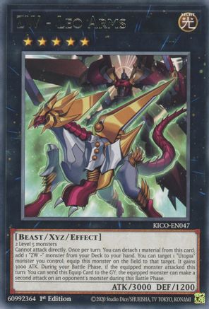 ZW - Leo Arms (KICO-EN047) - King's Court 1st Edition King's Court Yugioh Single  Squirtle Squad Card Shop.