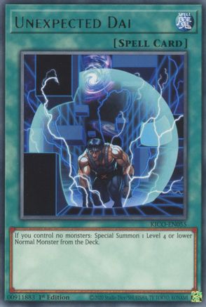 Unexpected Dai (KICO-EN055) - King's Court 1st Edition King's Court Yugioh Single  Squirtle Squad Card Shop.