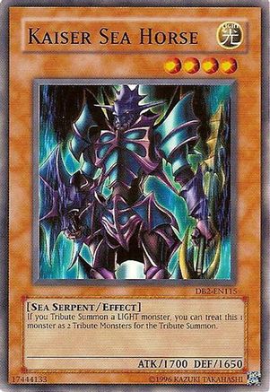 Kaiser Sea Horse (DB2-EN115) - Dark Beginning 2 Unlimited Dark Beginning 2 Yugioh Single  Squirtle Squad Card Shop.