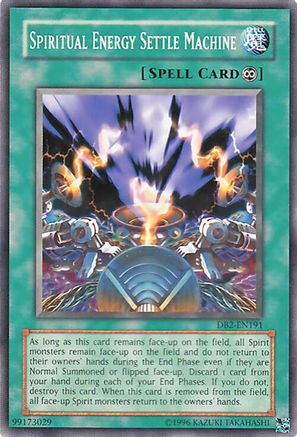 Spiritual Energy Settle Machine (DB2-EN191) - Dark Beginning 2 Unlimited Dark Beginning 2 Yugioh Single  Squirtle Squad Card Shop.