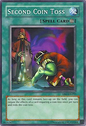 Second Coin Toss (DB2-EN192) - Dark Beginning 2 Unlimited Dark Beginning 2 Yugioh Single  Squirtle Squad Card Shop.